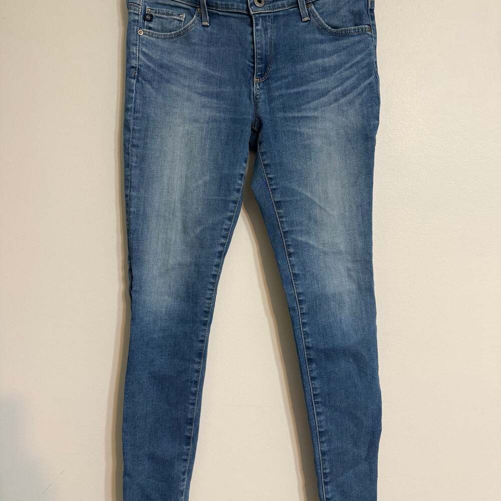 AG Adriano Goldschmied Stretchy Pants Size 28R‎ Blue Jeans Ankle Cut